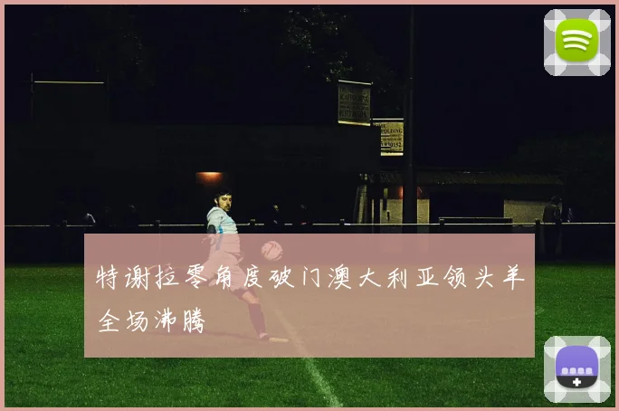特谢拉零角度破门澳大利亚领头羊全场沸腾